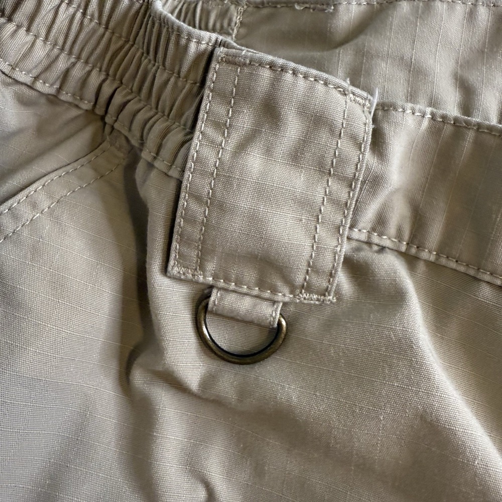 511 Tactical Shorts Mens 40 Tan Cargo Pocket Elastic Waist 10 Inch Inseam Canvas - Picture 7 of 14